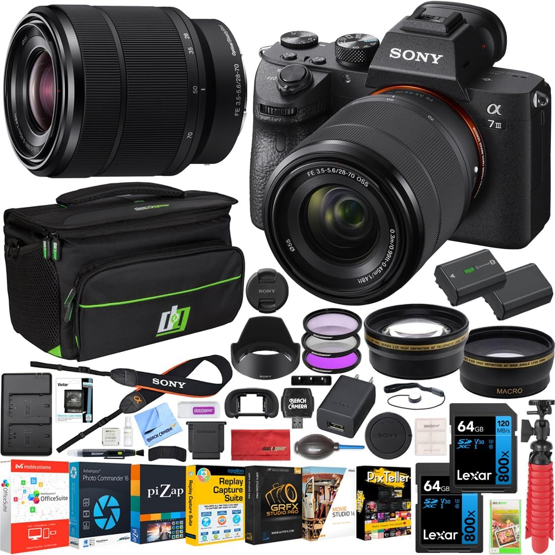 Sony E7SNILCE7M3KB a7III Full-Frame Mirrorless Camera Kit