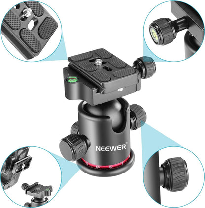 Neewer 78088671 Professional 360° Panoramic Ball Head