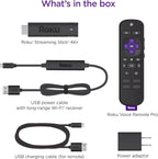 Roku 3821R2 Streaming Stick 4K+ Voice Remote Pro