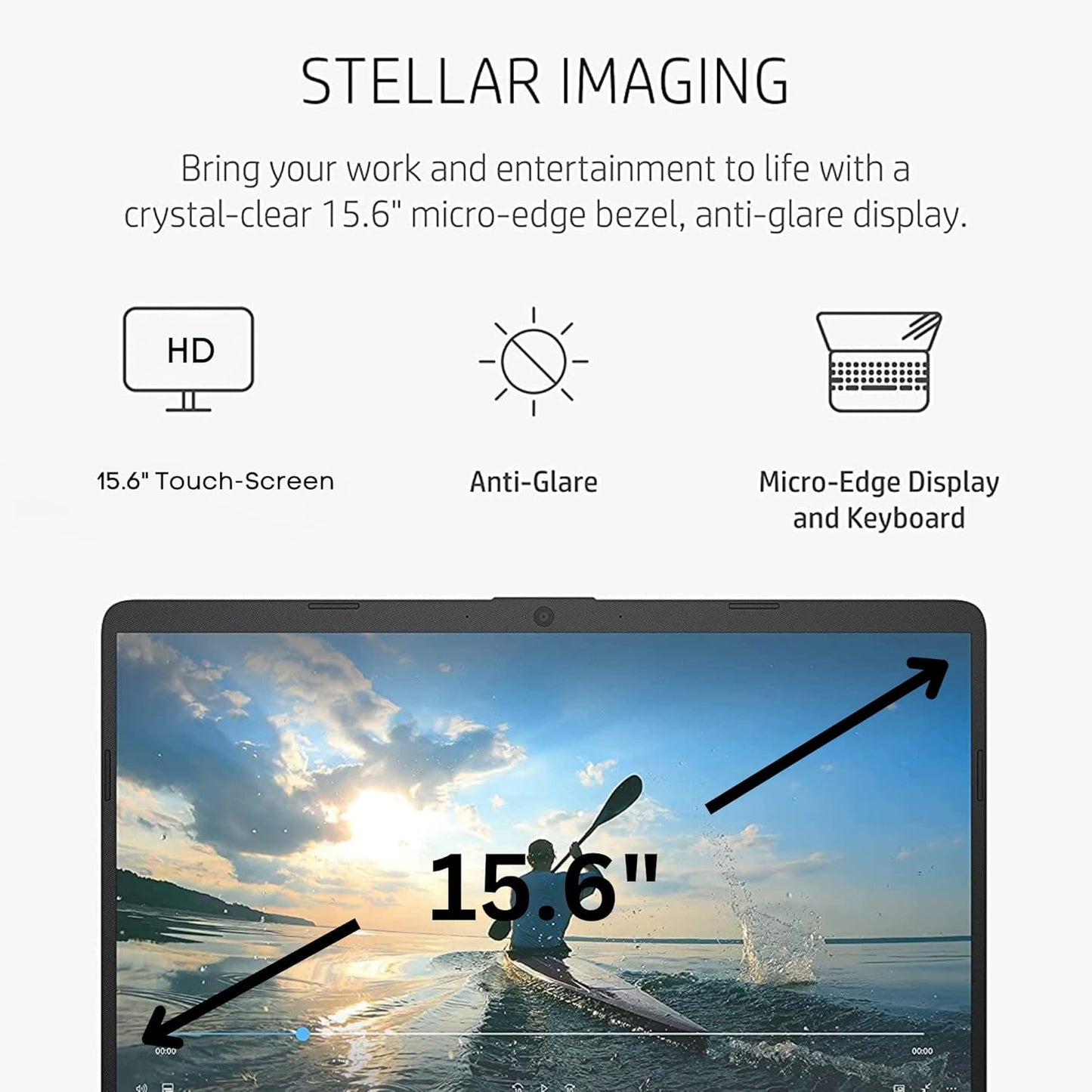 HP hp laptop Pavilion 15.6" HD Touchscreen 16GB 256SSD Laptop