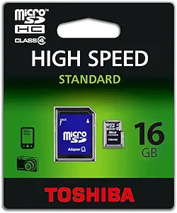 Toshiba SD-C16GJ(BL5A 16GB Class 4 Micro SD Card