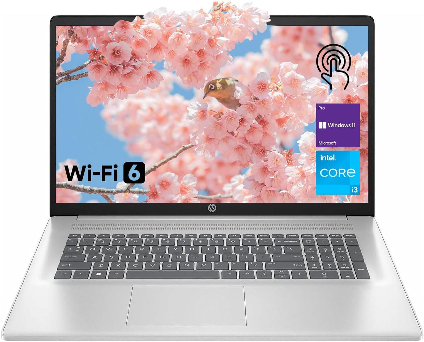 HP TPN-I139 17.3" Touch Laptop - i3, 16GB, 512GB SSD, Win 11 Pro