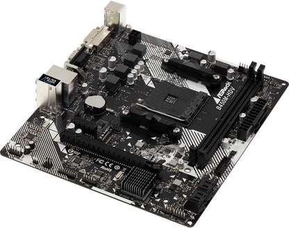 ASRock B450M-HDV R4.0 AMD Ryzen AM4 Micro ATX Motherboard