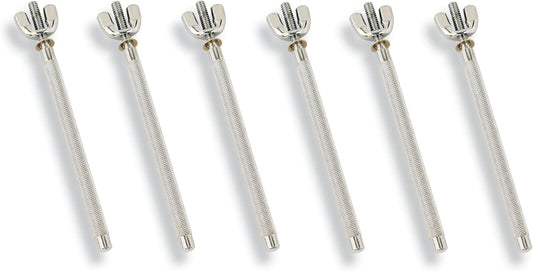 Latin Percussion LP765 3/8-Inch Knurled Mounting Rods 6-Pack