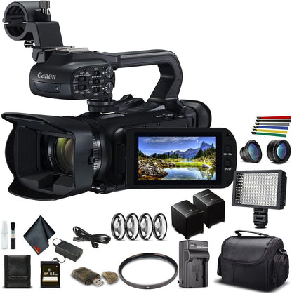 Canon 3665C002 XA45 4K Camcorder Bundle - Renewed