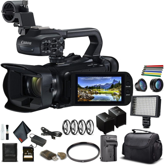 Canon 3665C002 XA45 4K Camcorder Bundle - Renewed