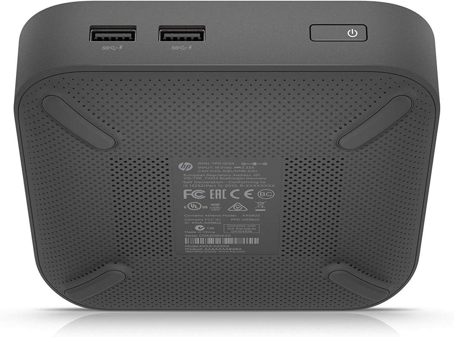 HP J5N50UT#ABA Chromebox Mini PC Celeron 4GB RAM 16GB SSD (Renewed)