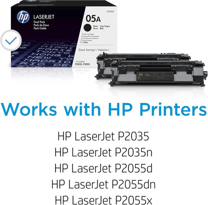 HP CE505A 05A Black LaserJet Toner Cartridge