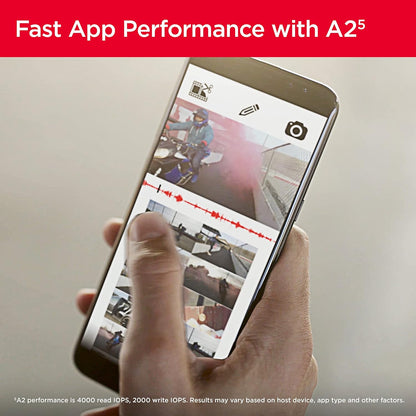 SanDisk SDSQXAA-128G-GN6MA 128GB Extreme MicroSD Card 190MB/s A2