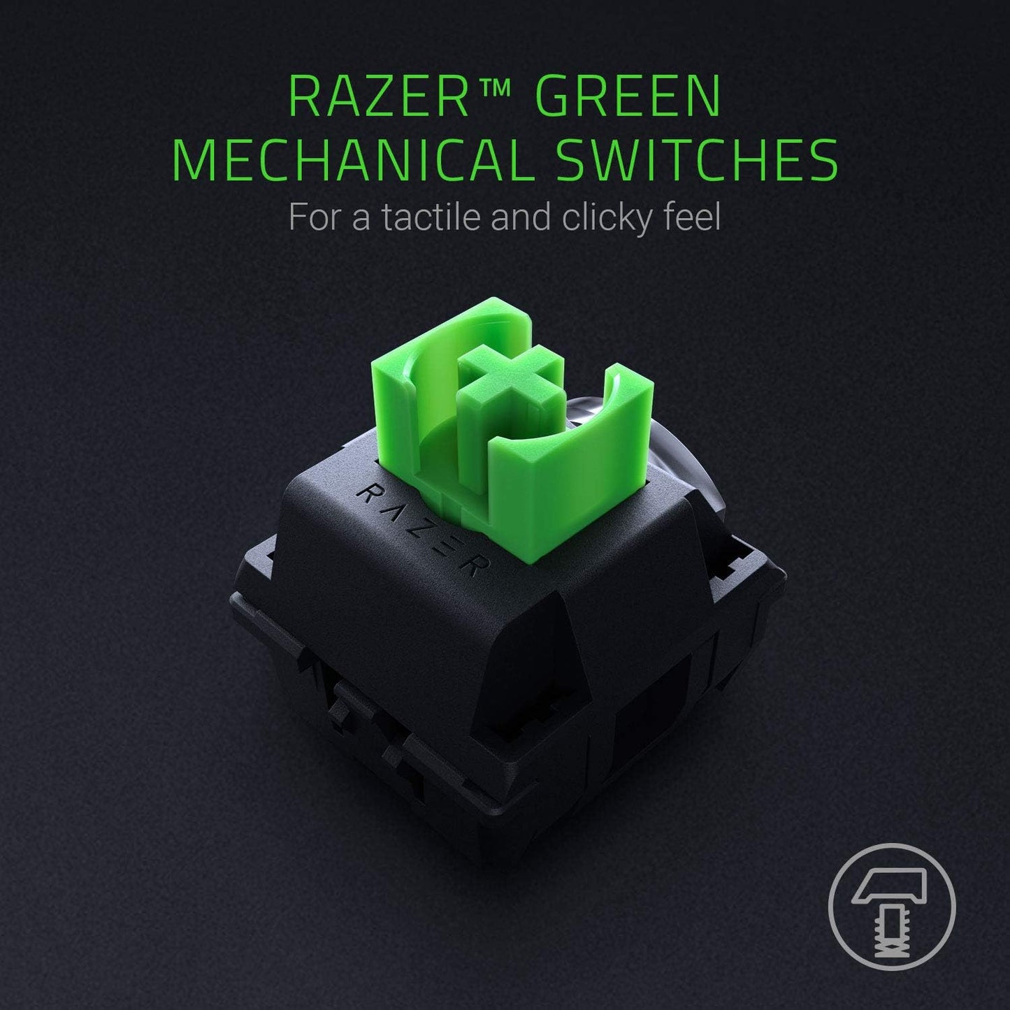 Razer RZ03-02860200-R3U1 BlackWidow Green Switch Gaming Keyboard