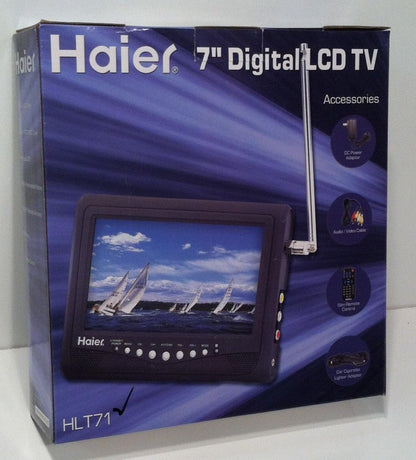Haier HLT71 7-Inch Portable LCD TV
