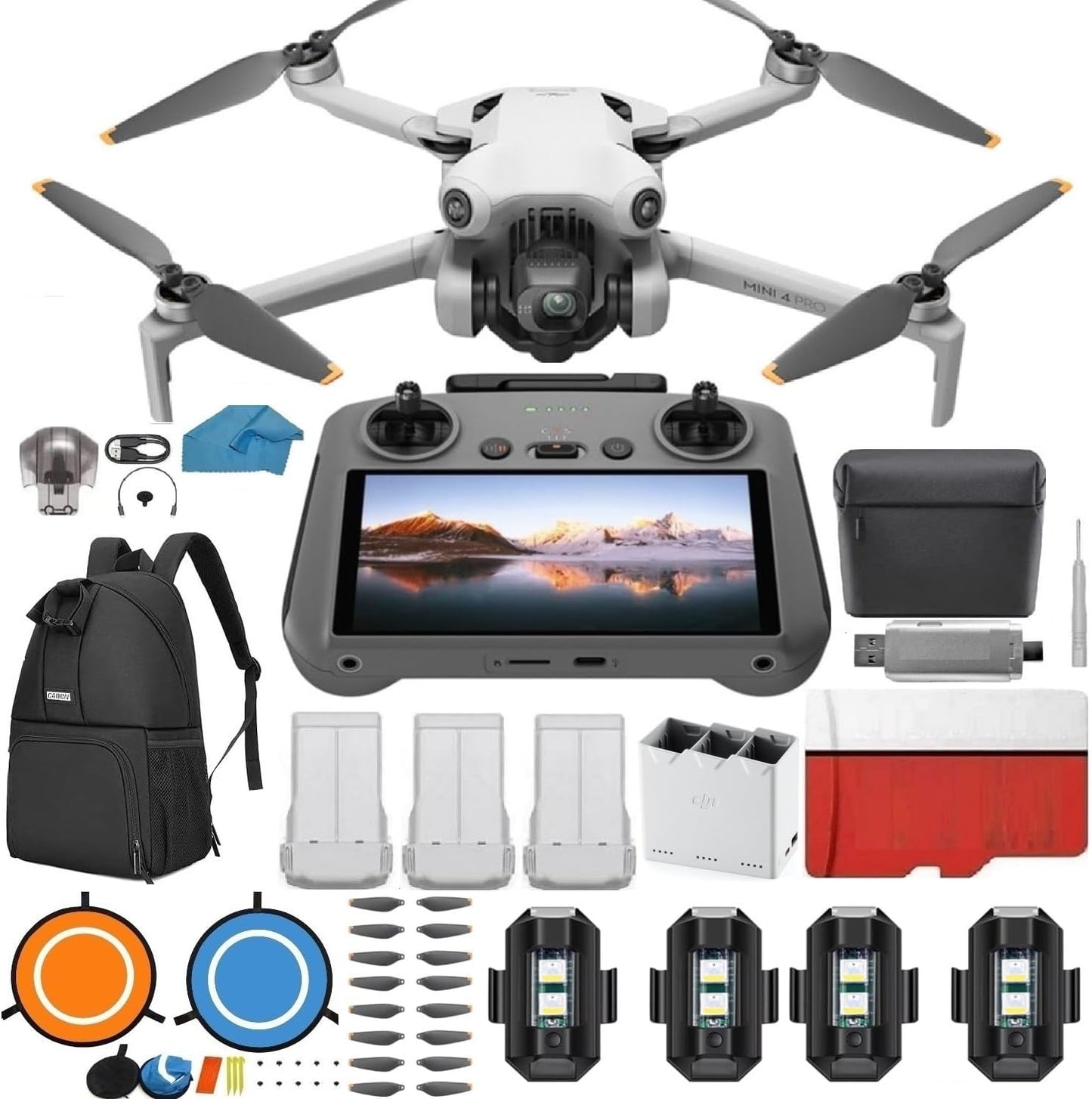 DJI Mini 4 Pro RC 2 Fly More Combo + Accessories