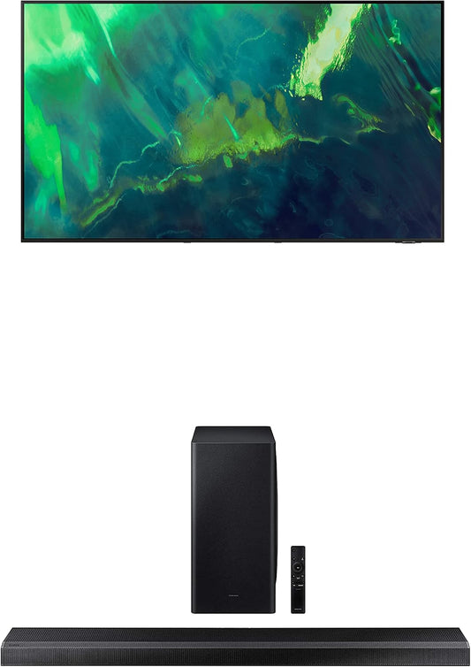 Samsung QN65Q70AA 65-Inch 4K QLED Smart TV Soundbar Bundle