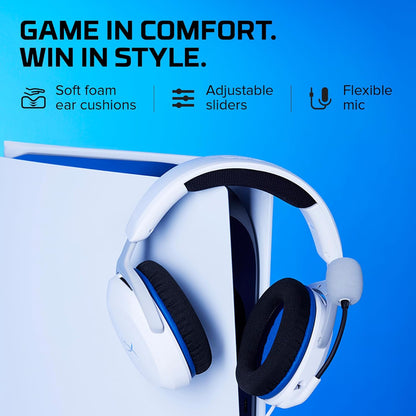 HyperX 6H9B5AA Cloud Stinger 2 Core Playstation Gaming Headset - White