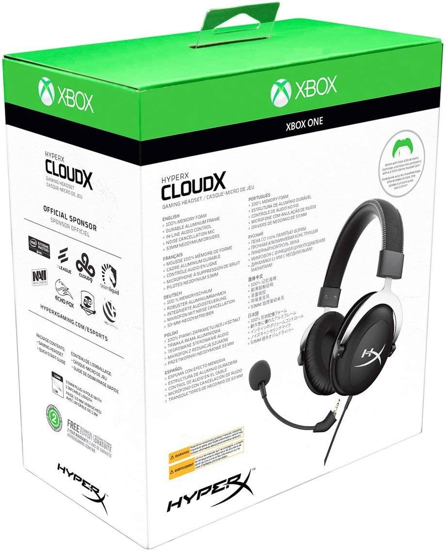 HyperX HX-HS5CX-SR CloudX Xbox Licensed Gaming Headset
