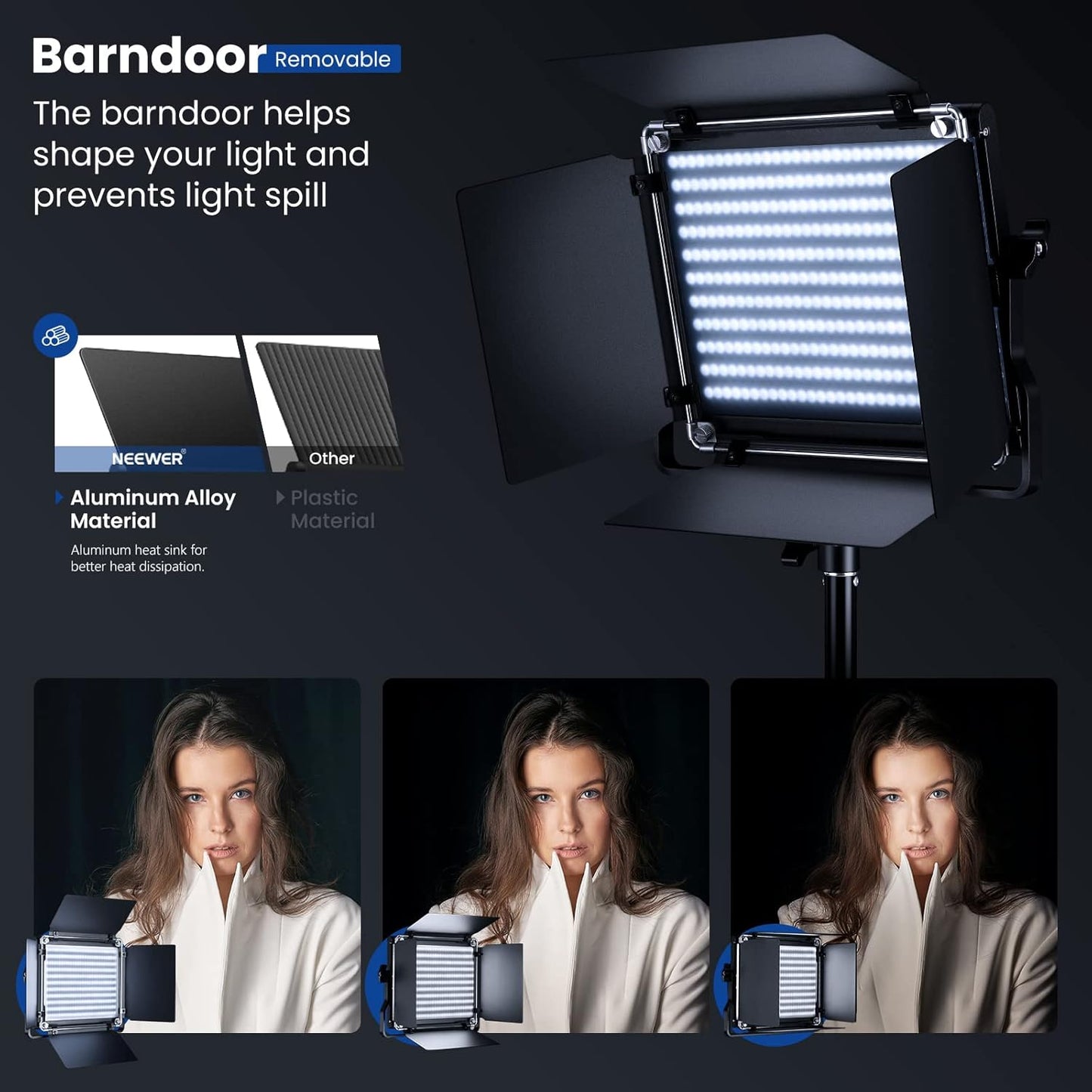 Neewer NL660 Bi-Color LED Video Light Kit