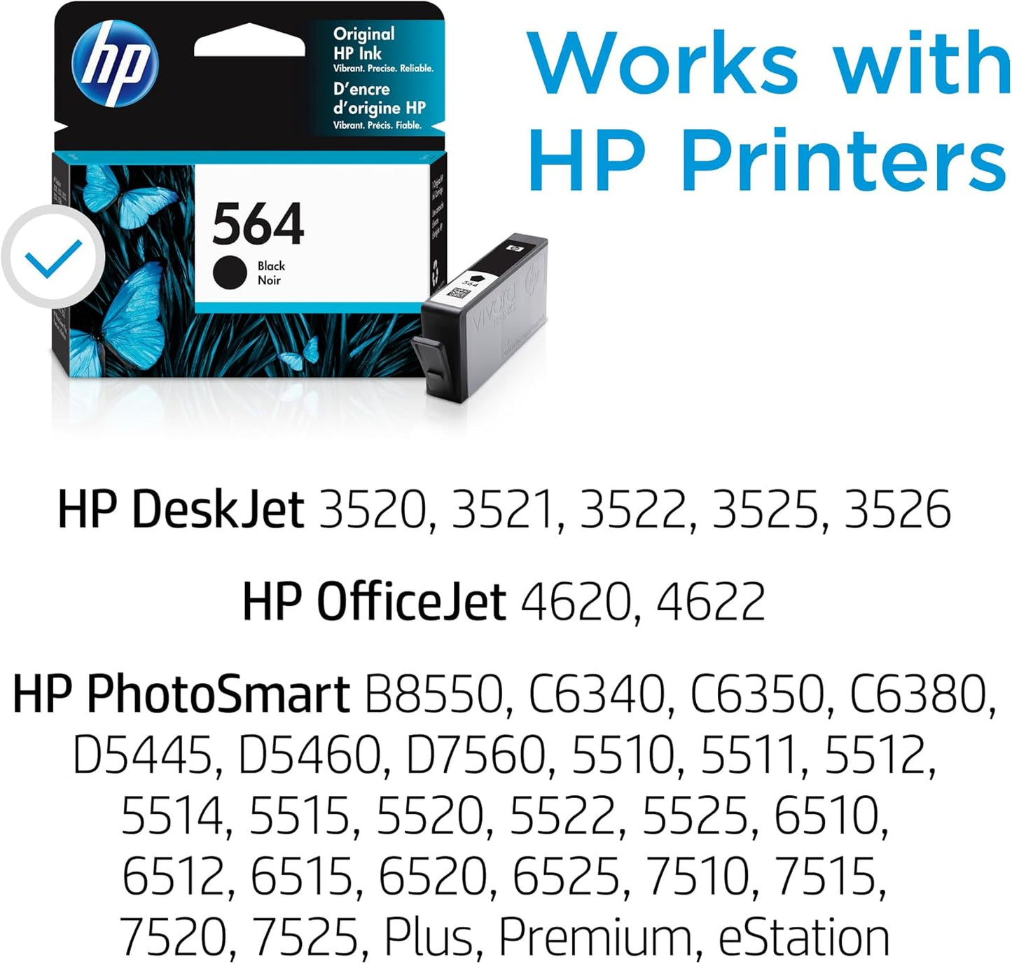 HP C2P51FN#140 564 Black Ink Cartridge Original