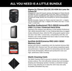 Sigma 24-70mm F2.8 Art Lens Kit for Canon EF