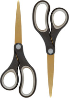Westcott 55847 8-Inch Titanium Scissors Office Home (2 Pack)