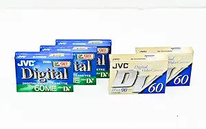 JVC DVM60ME MiniDV Tapes - 5 Pack — main product image