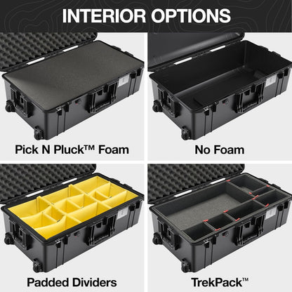 Pelican Air 1535 Case with Trekpack Dividers Black