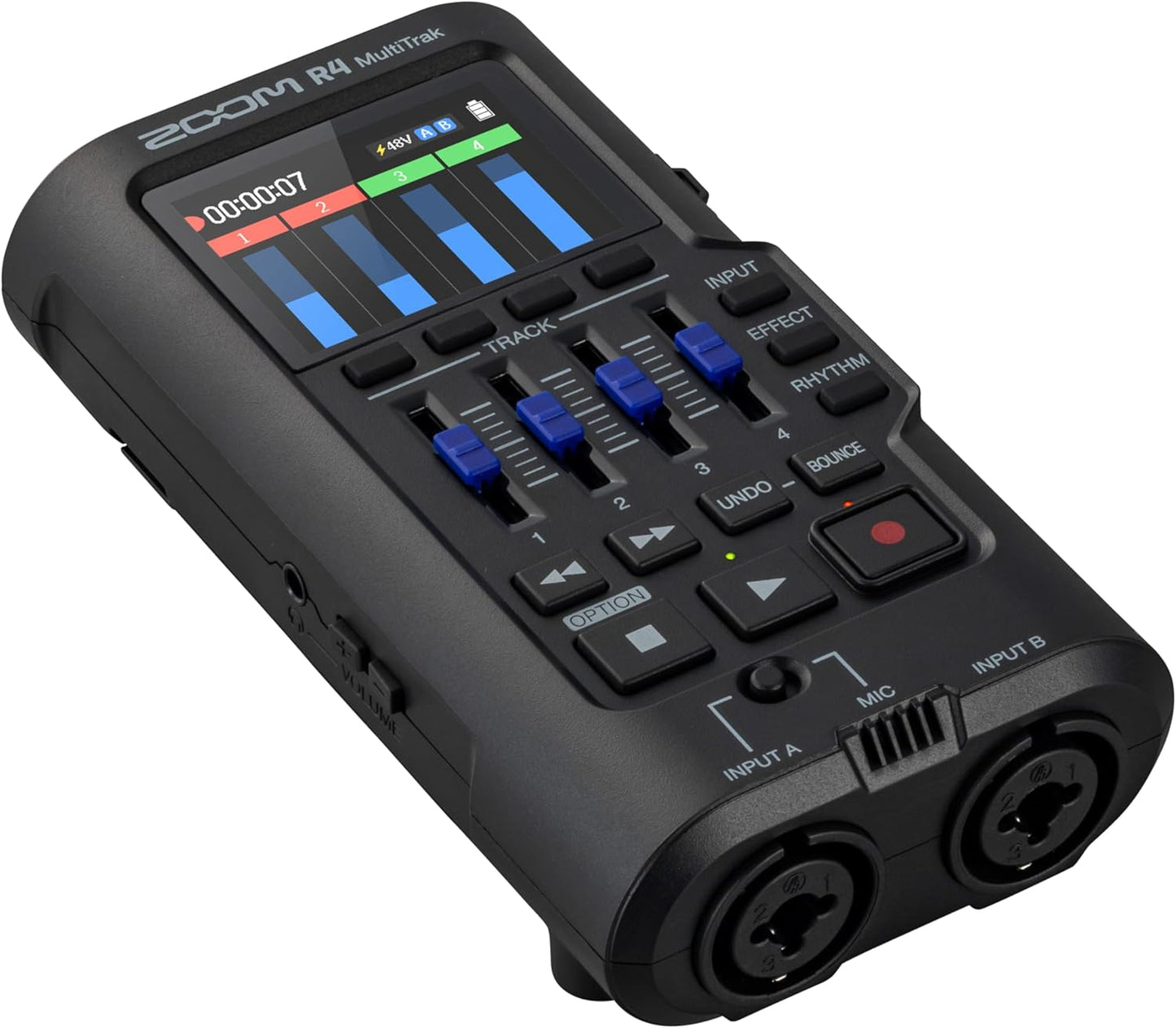 Zoom R4 MultiTrak Portable SD Recorder Interface