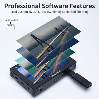 FEELWORLD F6 Pro 5.5 Inch Touchscreen Camera Field Monitor Kit