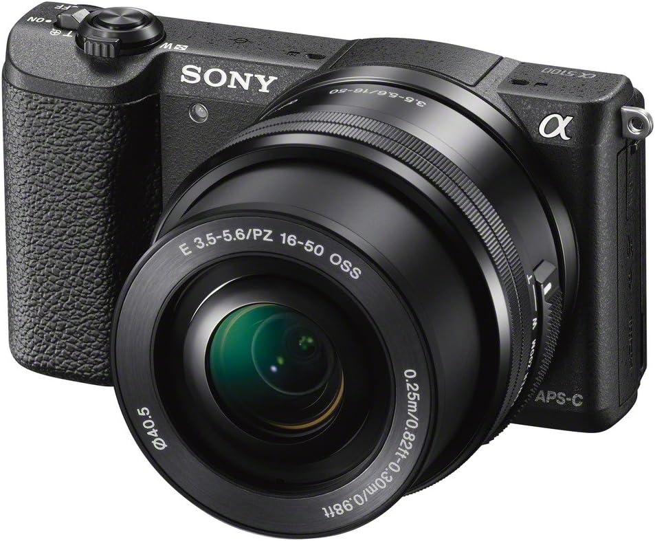 Sony ILCE5100L/B a5100 16-50mm Mirrorless Camera (Renewed)