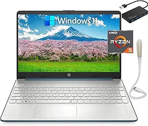 HP 15.6" Ryzen 5 Laptop 8GB 1TB SSD Bundle
