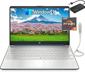 HP 15.6inch Ryzen 5 5500U 32GB RAM 512GB SSD Full HD Laptop — main product image