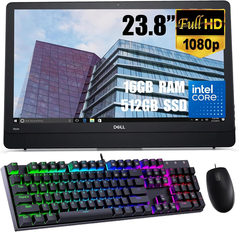 Dell Wyse 5470 All-in-One PC, 16GB RAM, 512GB SSD (Renewed) — main product image