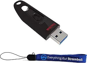 SanDisk CZ48-064G_Lan 64GB USB 3.0 Flash Drive Bundle