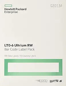 HP Q2013A LTO-6 Ultrium RW Bar Code Label Pack — main product image
