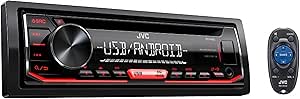 JVC KD-R492 CD Receiver USB AUX + Alphasonik Earbuds — main product image