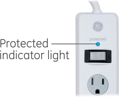 GE 47225 6-Outlet Surge Protector 6ft Cord