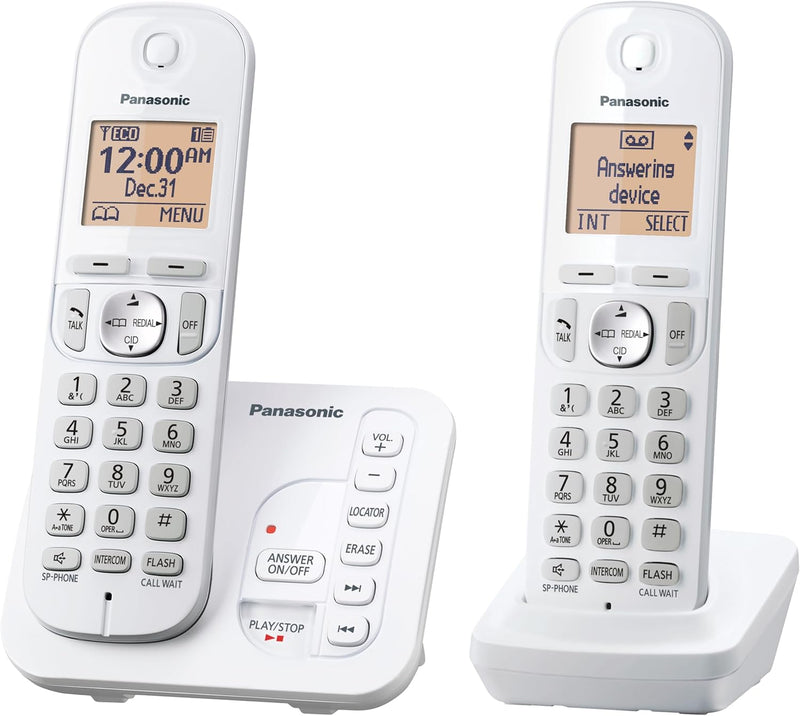 Panasonic KX-TG7122SK 2-Handset Cordless Phone — main product image