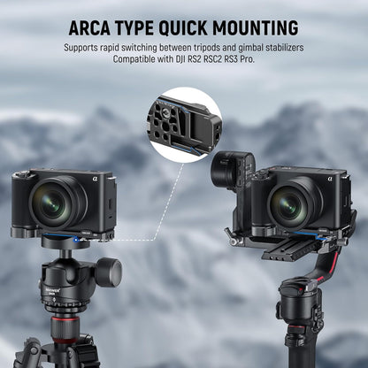 NEEWER CA044 ZV-E1 Baseplate - Arca Mount, Threads