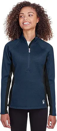 Spyder Constant Half-Zip Sweater Frontier/Black XL — main product image
