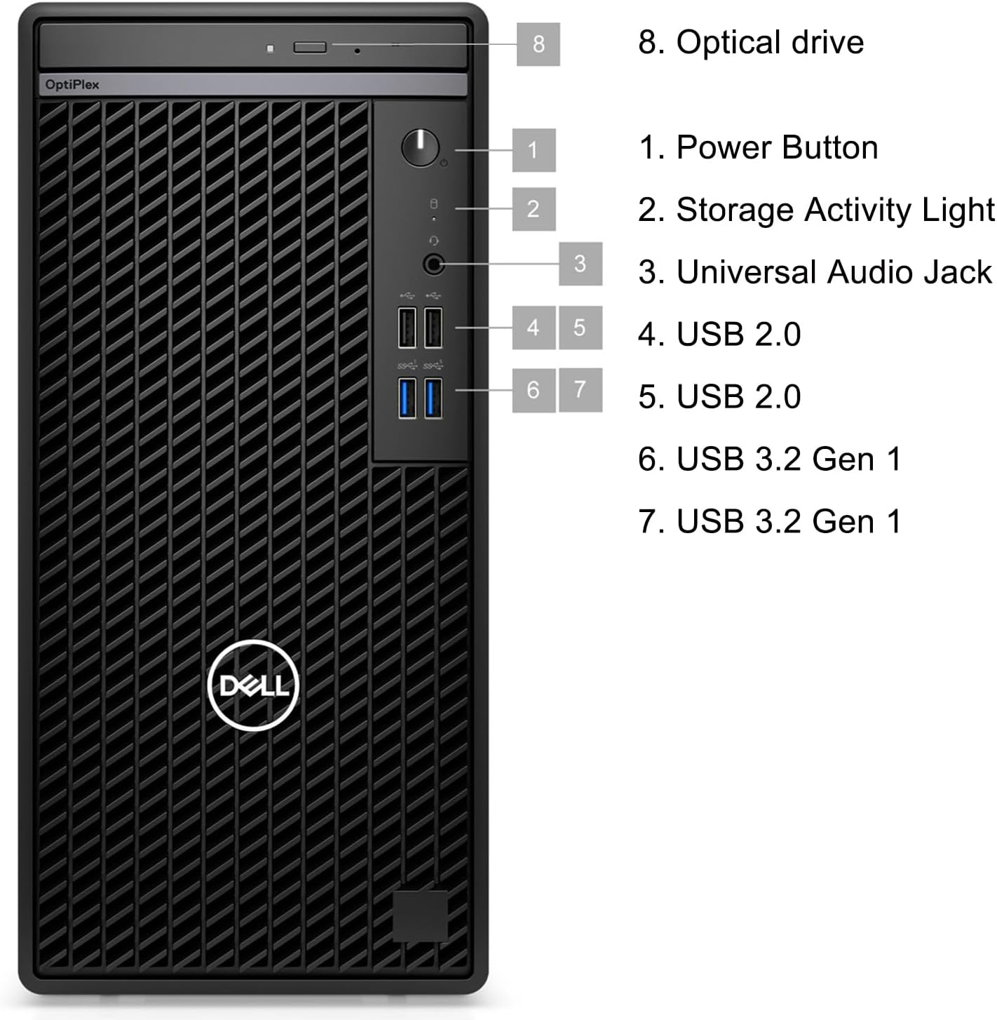 Dell 7010 Tower Desktop i5-13500 16GB 512GB SSD WiFi