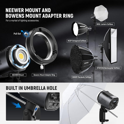 Neewer MS60 LED Video Light with App Control