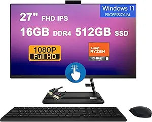 Lenovo Lenovo IdeaCentre AIO 3 27" Ryzen 5 Touch Desktop