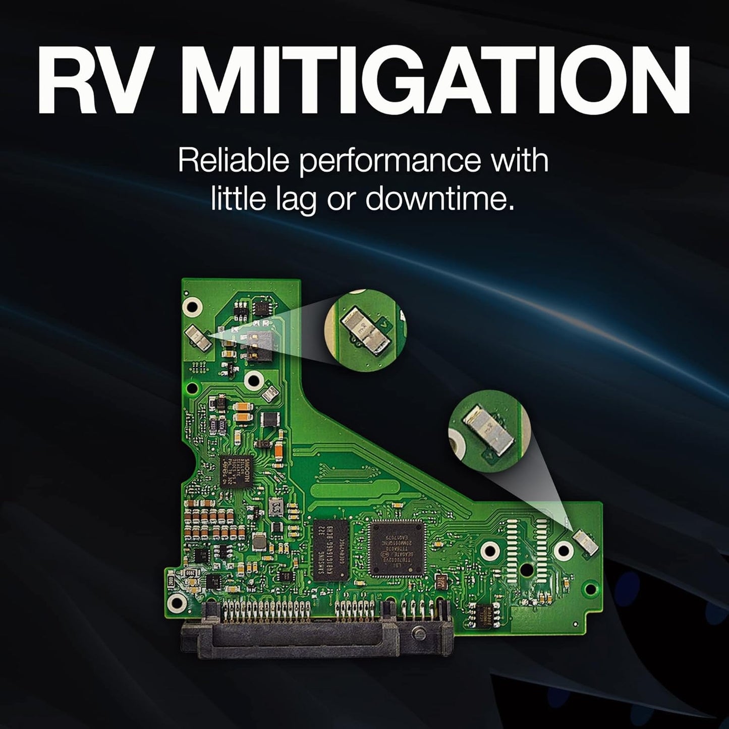 Seagate ST10000VEZ01/001 Skyhawk AI 10TB Surveillance HDD