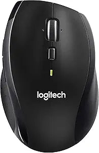 Logitech M705 Wireless Marathon Mouse - Black (Renewed)