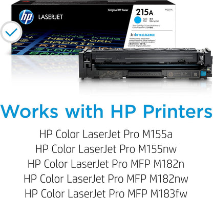 HP W2311A 215A Cyan LaserJet Toner Cartridge