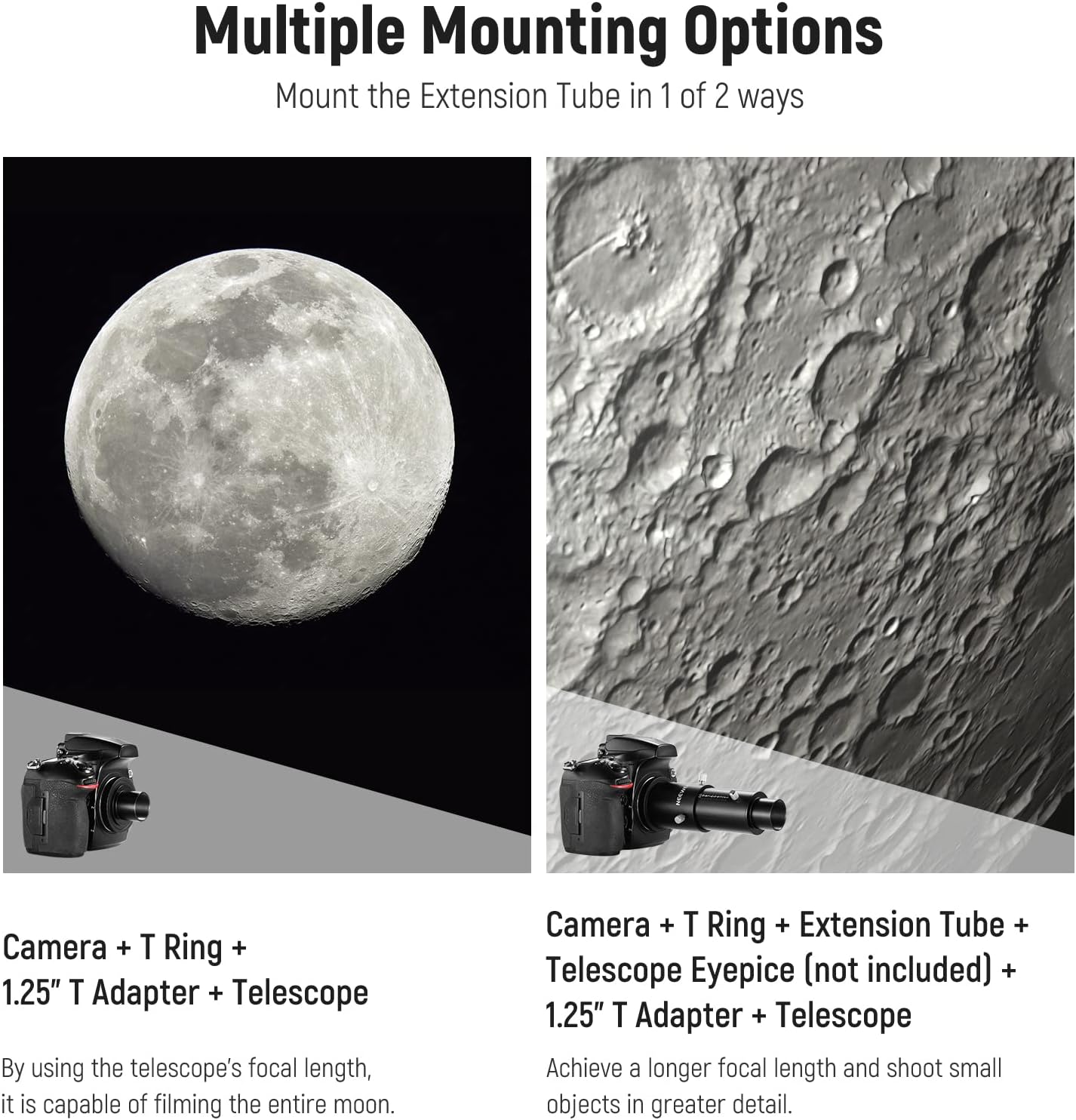 Neewer 33000021 Telescope Camera Adapter Kit - Nikon