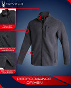 Spyder Brushed Heather Fleece Jacket Men's Midweight