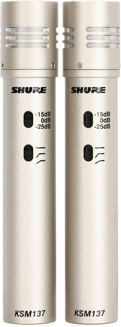 Shure KSM137/SL STEREO Cardioid Instrument Microphone Pair
