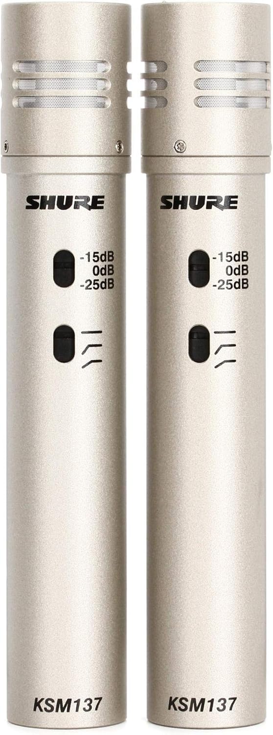 Shure KSM137/SL STEREO Cardioid Instrument Microphone Pair — main product image