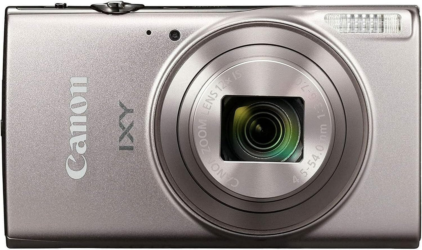 Canon PowerShot IXY 650 ELPH 360 HS Digital Camera Bundle (Renewed)