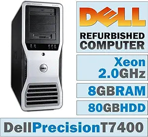 Dell Precision T7400 E5405 8GB 80GB HDD Windows 7 Pro — main product image